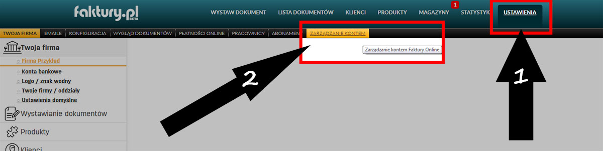 Jak zmienić hasło w programie do fakturowania faktury.pl