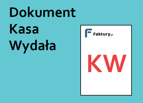 Dokument KW - Kasa Wydała